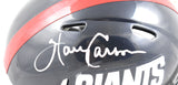 Harry Carson Autographed New York Giants 81-99 Speed Mini Helmet- Beckett W Holo