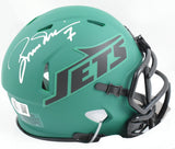 Boomer Esiason Autographed Jets Rave Speed Mini Helmet - Beckett W Hologram
