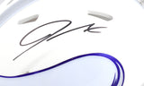 Jordan Addison Autographed Vikings ALT 2024 Speed Mini Helmet- Beckett W Holo