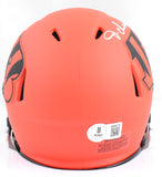 Ja'Marr Chase Autographed Bengals Rave Speed Mini Helmet - Beckett W Hologram