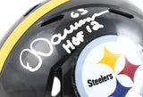 Dermontti Dawson Autographed Pittsburgh Steelers Speed Mini Helmet w/HOF - Prova