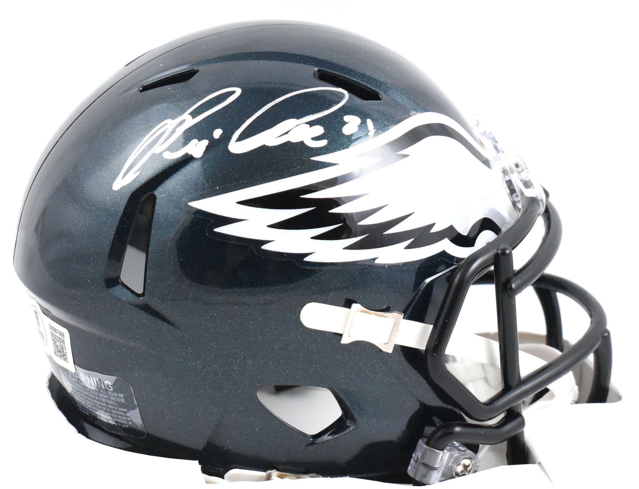 Eric Allen Autographed Philadelphia Eagles Speed Mini Helmet