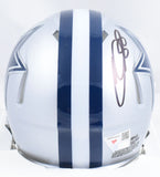 CeeDee Lamb Autographed Dallas Cowboys Speed Mini Helmet - Fanatics *Black