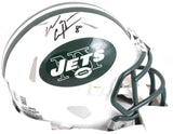 Wayne Chrebet Autographed New York Jets Speed Mini Helmet - Beckett W Hologram