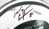 Wayne Chrebet Autographed New York Jets Speed Mini Helmet - Beckett W Hologram