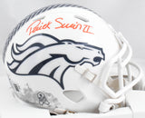 Patrick Surtain II Signed Broncos Salute 2024 Speed Mini Helmet - Beckett W Holo