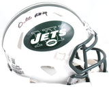 Darrelle Revis Autographed New York Jets 98-18 Speed Mini Helmet- Beckett W Holo