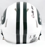 Darrelle Revis Autographed New York Jets 98-18 Speed Mini Helmet- Beckett W Holo