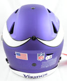Jordan Addison Autographed Vikings F/S SpeedFlex Helmet - Beckett W Hologram
