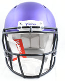 Justin Jefferson Autographed Vikings F/S Speed Authentic Helmet - Beckett W Holo