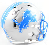 Jameson Williams Autographed Detroit Lions F/S Speed Helmet - Beckett W Hologram