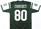 Wayne Chrebet Autographed Green Pro Style Jersey - Beckett W Hologram *Black