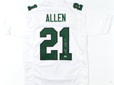 Eric Allen Autographed White Pro Style Jersey - Beckett W Hologram *Silver