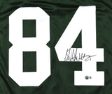 Sterling Sharpe Autographed Green Pro Style Jersey HOF - Beckett W Hologram