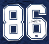 Luke Schoonmaker Autographed Blue Pro Style Jersey - Prova *Black