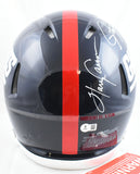 Taylor/Carson/Simms Autographed Giants F/S Speed Authentic Helmet-Beckett W Holo
