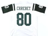 Wayne Chrebet Autographed White Pro Style Jersey - Beckett W Hologram *Silver