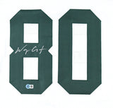 Wayne Chrebet Autographed White Pro Style Jersey - Beckett W Hologram *Silver