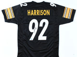 James Harrison Autographed Black Pro Style Jersey - Beckett W Hologram *Black