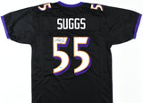Terrell Suggs Autographed Black Pro Style Jersey - Beckett W Hologram *Black