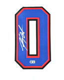 Keon Coleman Autographed White Pro Style Jersey - Beckett W Hologram *Silver