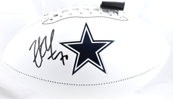 Zack Martin Autographed Dallas Cowboys Logo Football - Beckett W Hologram