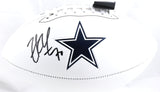 Zack Martin Autographed Dallas Cowboys Logo Football - Beckett W Hologram