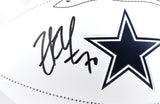 Zack Martin Autographed Dallas Cowboys Logo Football - Beckett W Hologram