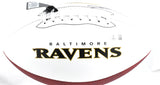 Zay Flowers Autographed Baltimore Ravens Logo Football - Beckett W Hologram