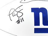 Phil Simms Autographed New York Giants Logo Football - Beckett W Hologram *Black