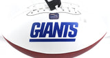 Phil Simms Autographed New York Giants Logo Football - Beckett W Hologram *Black