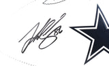 Luke Schoonmaker Autographed Dallas Cowboys Logo Football - Prova *Black