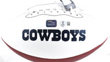 Danny White Autographed Dallas Cowboys Logo Football - Beckett W Hologram *Black