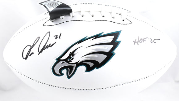 Eric Allen Autographed Philadelphia Eagles Logo Football HOF- Beckett W Hologram