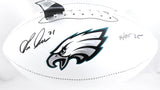 Eric Allen Autographed Philadelphia Eagles Logo Football HOF- Beckett W Hologram