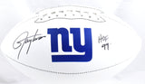 Lawrence Taylor Autographed New York Giants Logo Football HOF-Beckett W Hologram