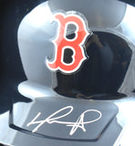 David Ortiz Autographed Boston Red Sox F/S Replica Helmet w/Stand-Beckett W Holo