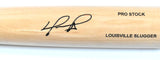 David Ortiz Signed Blonde Louisville Slugger Pro Baseball Bat - Beckett W Holo