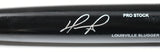 David Ortiz Signed Black Louisville Slugger Pro Baseball Bat-Beckett W Hologram