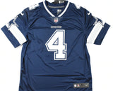 Dak Prescott Autographed Dallas Cowboys Nike Limited Vapor Jersey-Beckett W Holo