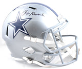 Roger Staubach Autographed Dallas Cowboys F/S Speed Helmet - Beckett W Hologram