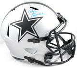 Roger Staubach Autographed Dallas Cowboys F/S Rave Speed Helmet - Beckett W Holo
