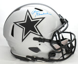Roger Staubach Autographed Cowboys F/S Rave Speed Authentic Helmet-BeckettW Holo