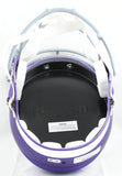 Randy Moss Autographed Vikings F/S Tribute Speed Helmet - Beckett W Hologram