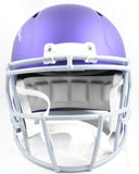 Randy Moss Signed Vikings F/S Tribute Speed Helmet Straight Cash- Beckett W Holo