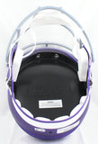 Randy Moss Signed Vikings F/S Tribute Speed Helmet Straight Cash- Beckett W Holo
