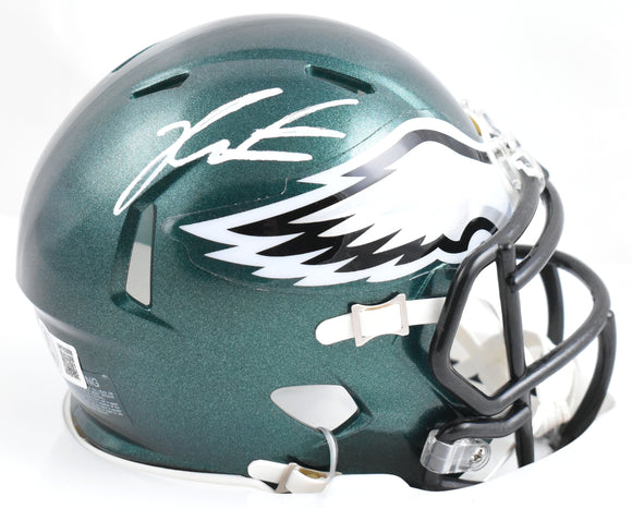 Jalen Carter Autographed Philadelphia Eagles Speed Mini Helmet - Beckett W Holo