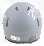 Zack Baun Autographed Eagles Slate Speed Mini Helmet - Beckett W Hologram *White
