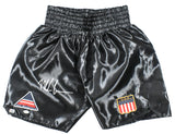 Mike Tyson Autographed Black Boxing Trunks - JSA W Hologram *Silver
