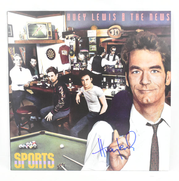 Huey Lewis Autographed Huey Lewis and The News Sports Vinyl - Beckett W Hologram